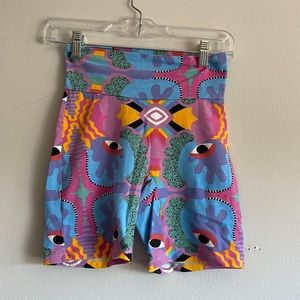 Nooworks rainbow print bike shorts 🌈